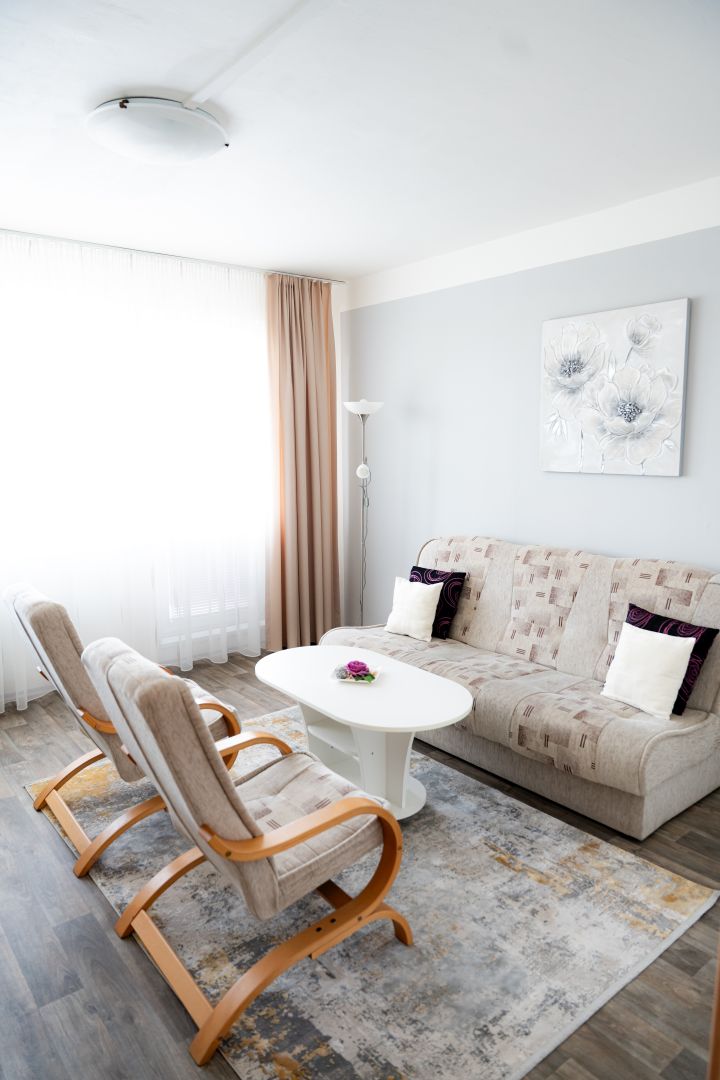 rear view of the suite living room